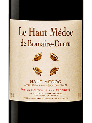 Haut Medoc de Branaire Ducru Haut-Medoc 2016